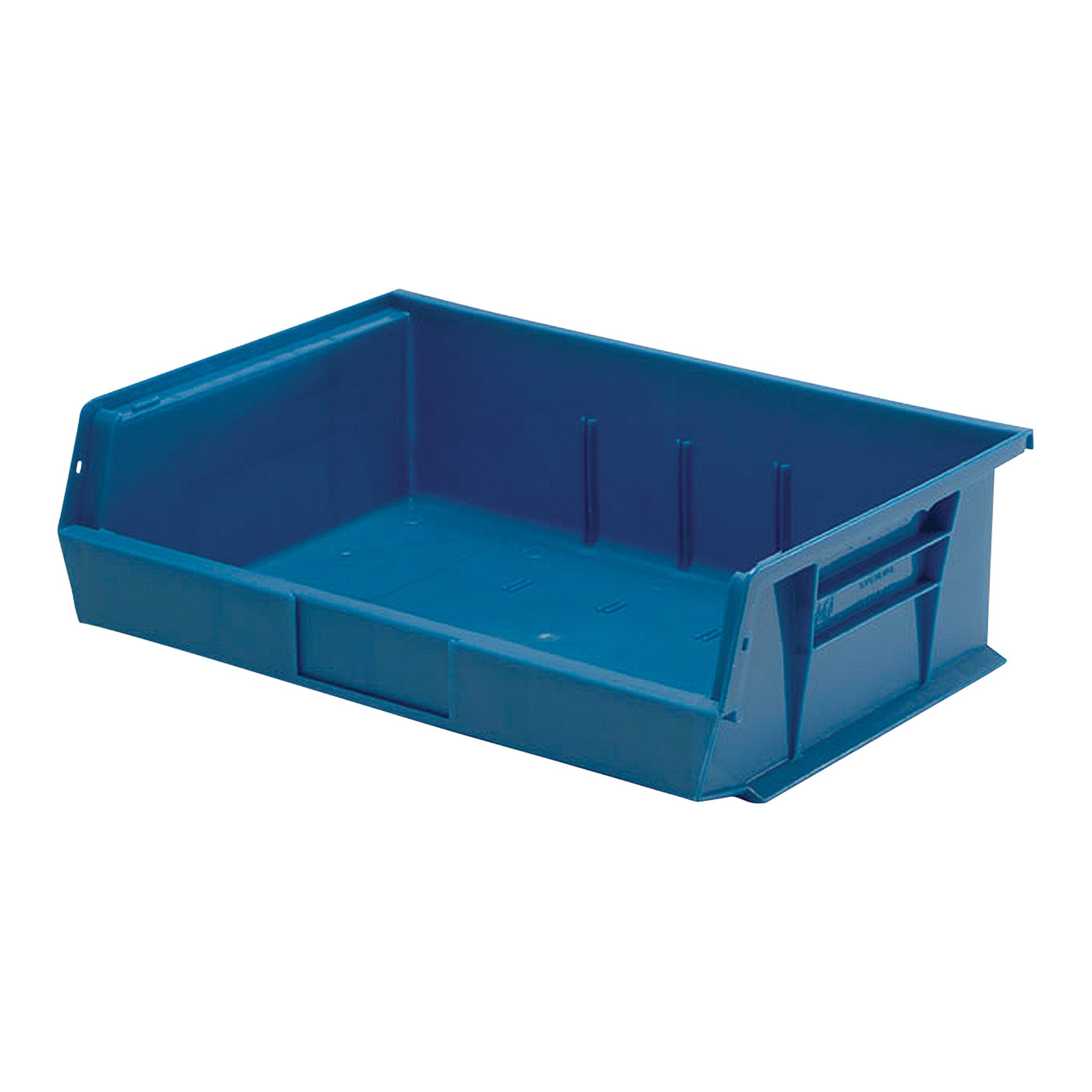Quantum Storage Heavy Duty Stacking Bins — 11in. x 16 1/2in. x 5in. Size, Carton of 6